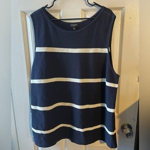 Talbots 3X Striped Sweater Tank